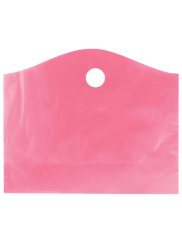 Sizzling Pink, Super Wave Frosted Bags, 22" x 18" + 8"