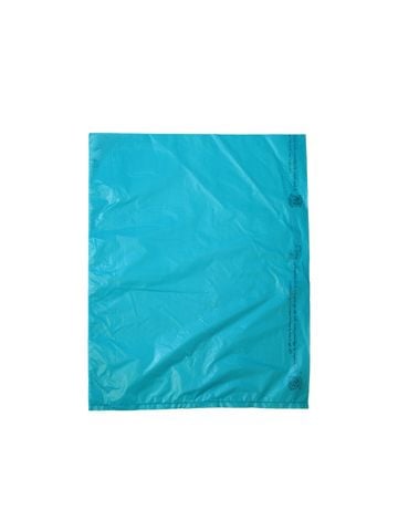 Teal, Plastic Merchandise Bags, 12" x 15"