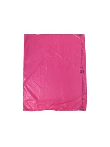 Magenta, Plastic Merchandise Bags, 12" x 15"