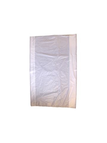 White, Plastic Merchandise Bags, 20" x 4" x 30"