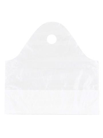 Wave Top Takeout Bag,  White, 24"L x 20"W x 11"H, 1.25 Mil