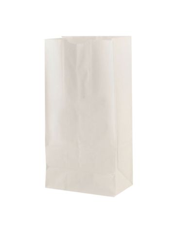 Fast Food Bag, White Kraft