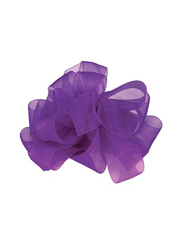 Purple, Simply Sheer Asiana Fabric Ribbon