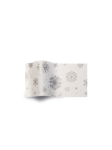 Diamond Snowflakes, Gemstones Patterened Tissue Paper