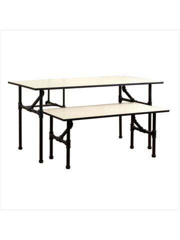 Matte Black, Nesting Merchandising Table with Top