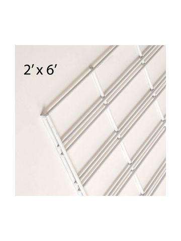 White Slatgrid Panels, 2' x 6'