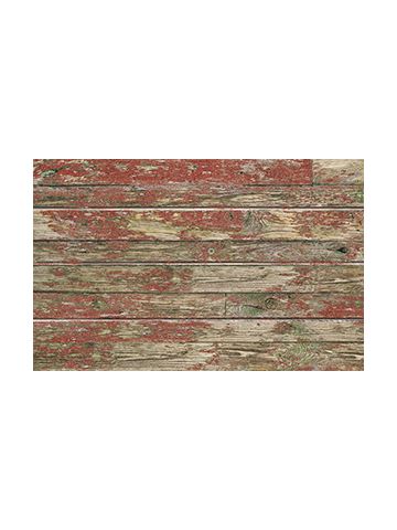 3D Textured Slatwall, Old Paint Red