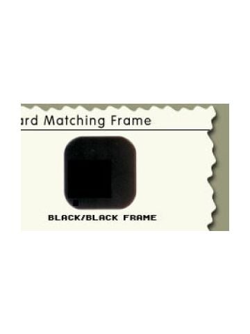 48", Black/Black Frame, Cash Wrap Cabinet 