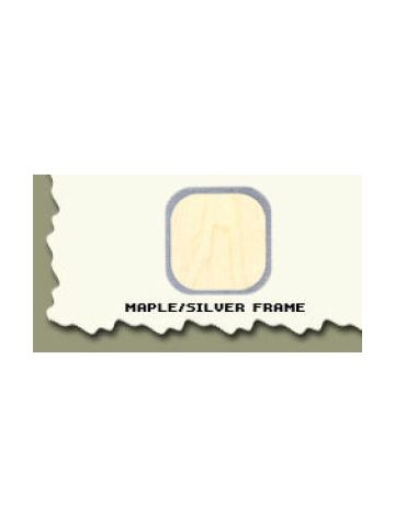 48", Maple/Silver Frame, Cash Wrap Cabinet 