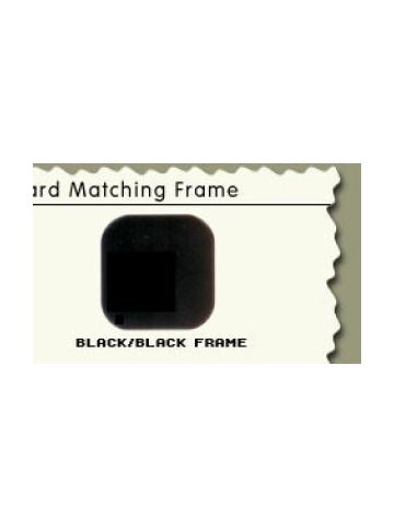 44.5", Black/Black Frame, Full Sized Curved Jewelry Showcase