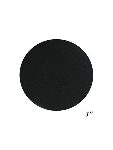 3" Black, Jewelry Circle Display Pads