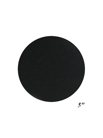 5" Black, Jewelry Circle Display Pads