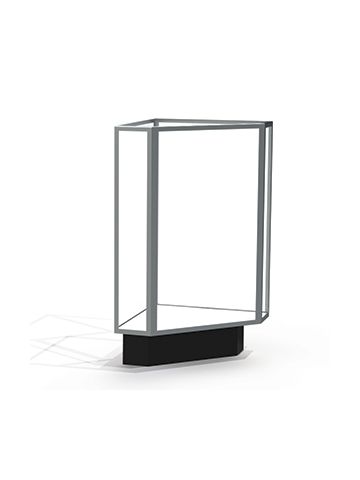 Corner Display Cases, use with Extra Vision Case