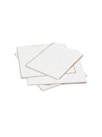 Flat Corrugated White Pads, 14" x 11"