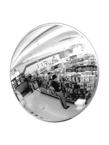 30" dia, Anti Shoplifting Convex Glass Mirrors