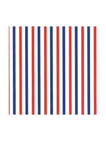 Dots & Stripes Gift Wrap, Red & Blue Stripe, around the roll