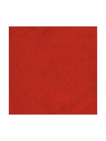 Metallic & Foil Gift Wrap, Red Embossed Foil, Rib