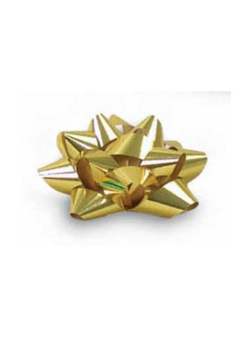 3/4" Gold, Glitter Star Bows