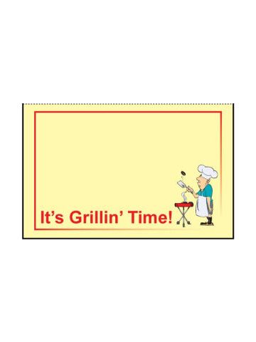 It's Grillin Time', Seasonal Sign Cards