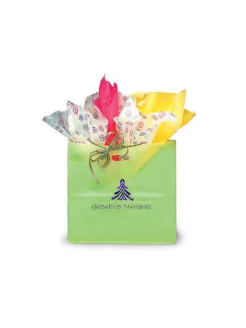 Lime, Large Frosted SOS Gift Bags