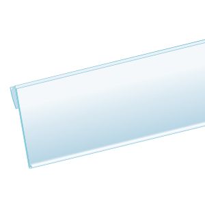 C-Channel Clip in Hindged ClearVision Ticket Molding 1.25H x 47.625"L , Black