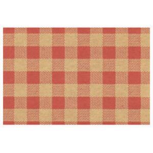 Everyday Gift Enclosure Card, Gingham on Kraft - Red