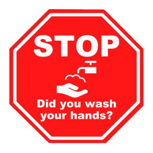 Health Hygiene Label, 'STOP Did You Wash Your Hands?', 8