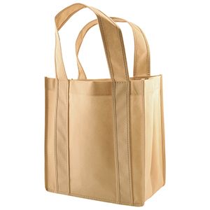 6 Bottle Wine Bags, 10" x 7" x 11" x 7", Natural