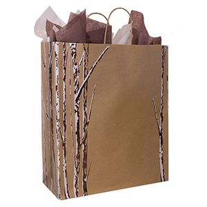 Large Shopping Bag, Birch Bliss, 13" x 6" x 16" (senior)
