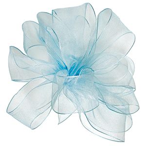 Light Blue, Wired Encore Ribbon