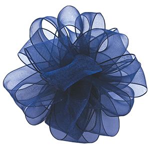 Navy, Wired Encore Ribbon