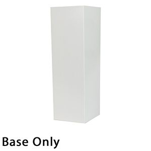 4" x 4" x 12", White Base, Hi Wall 2 Piece Gift Box