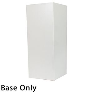 6" x 6" x 15", White Base, Hi Wall 2 Piece Gift Box