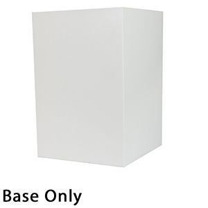 8" x 8" x 12", White Base, Hi Wall 2 Piece Gift Box