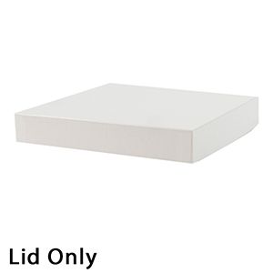 8" x 8", White Lid, Hi Wall 2 Piece Gift Box