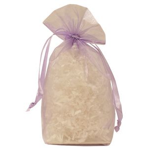 Gusseted Organza Bags, Lavender, 5" x 8"