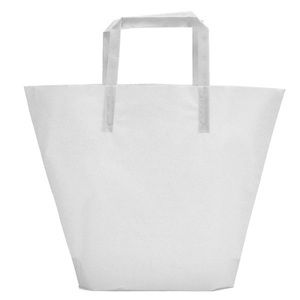 Clear, Medium Frosted Trapezoid Shaped Bags