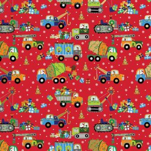 Christmas Construction, Christmas Patterns Gift Wrap