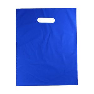Bright Blue, Medium Gloss Heavy Duty Merchandise Bags