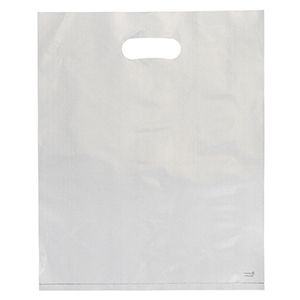 Clear, Frosted Merchandise Bags, 12" x 15"