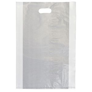 Clear, Frosted Merchandise Bags, 14" x 3" x 21"