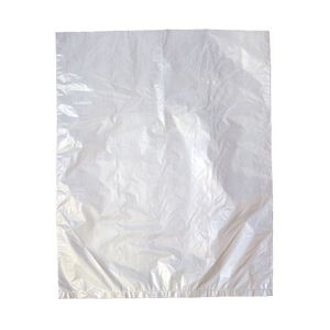 White, Plastic Merchandise Bags, 8.5" x 11"
