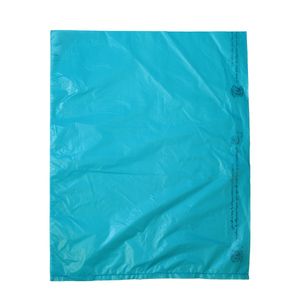 Teal, Plastic Merchandise Bags, 12" x 15"
