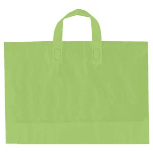 Citrus Green, AmeriTote HD Plastic Shopping Bags, 12" x 10" + 4"