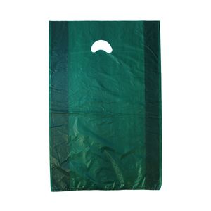 Dark Green, Plastic Merchandise Bags, 16" x 4" x 24"