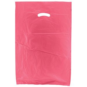 Magenta, Plastic Merchandise Bags, 16" x 4" x 24"