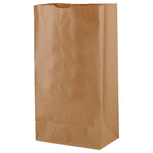 #12 Brown paper grocery bags, 7.08" x 3.94" x 14.17"