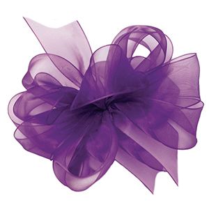 Regal Purple, Simply Sheer Asiana Fabric Ribbon