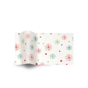 Season's Greetings Snowflakes, Holiday & Christmas Printed Tissue Paper