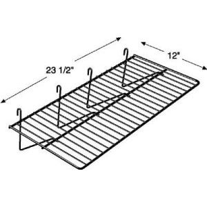 Gridwall Flat Wire Shelves, 24" x 12"